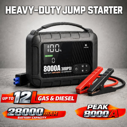 Jump Starter with Air Compressor